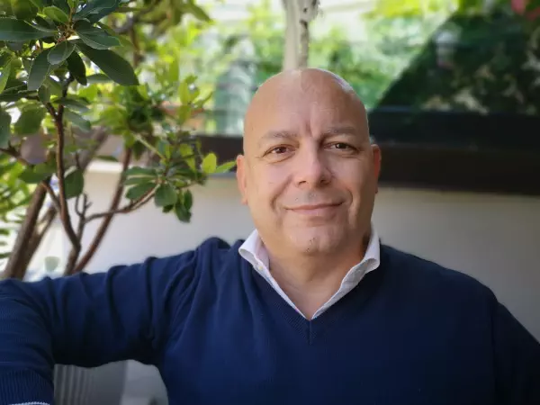 Alessandro Poerio portrait, smiling